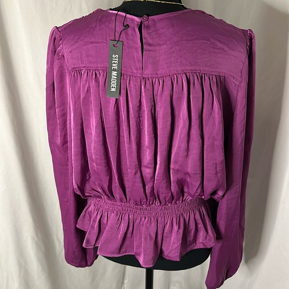 NWT STEVE MADDEN‎ Pyper Top - magenta/purple - Picture 3 of 5